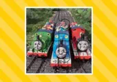 Imagen del juego: Puzzle de los amigos del tren Thomas - Dificultad fácil