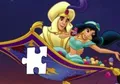 Juego de puzzle de Aladdin y Jasmine