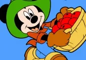 Imagen del juego: Mickey el recolector de manzanas